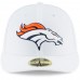 Men's Denver Broncos New Era White Omaha Low Profile 59FIFTY Fitted Hat 3156571